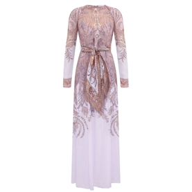 Zimmermann Hypnotic Sheath Kjole, Lilac Paisley